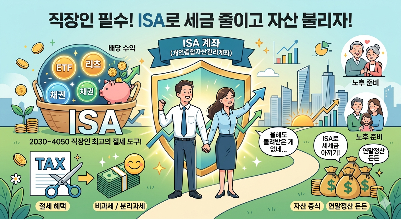 ISA 계좌 절세 혜택 - 직장인을 위한 비과세·분리과세 자산관리 안내